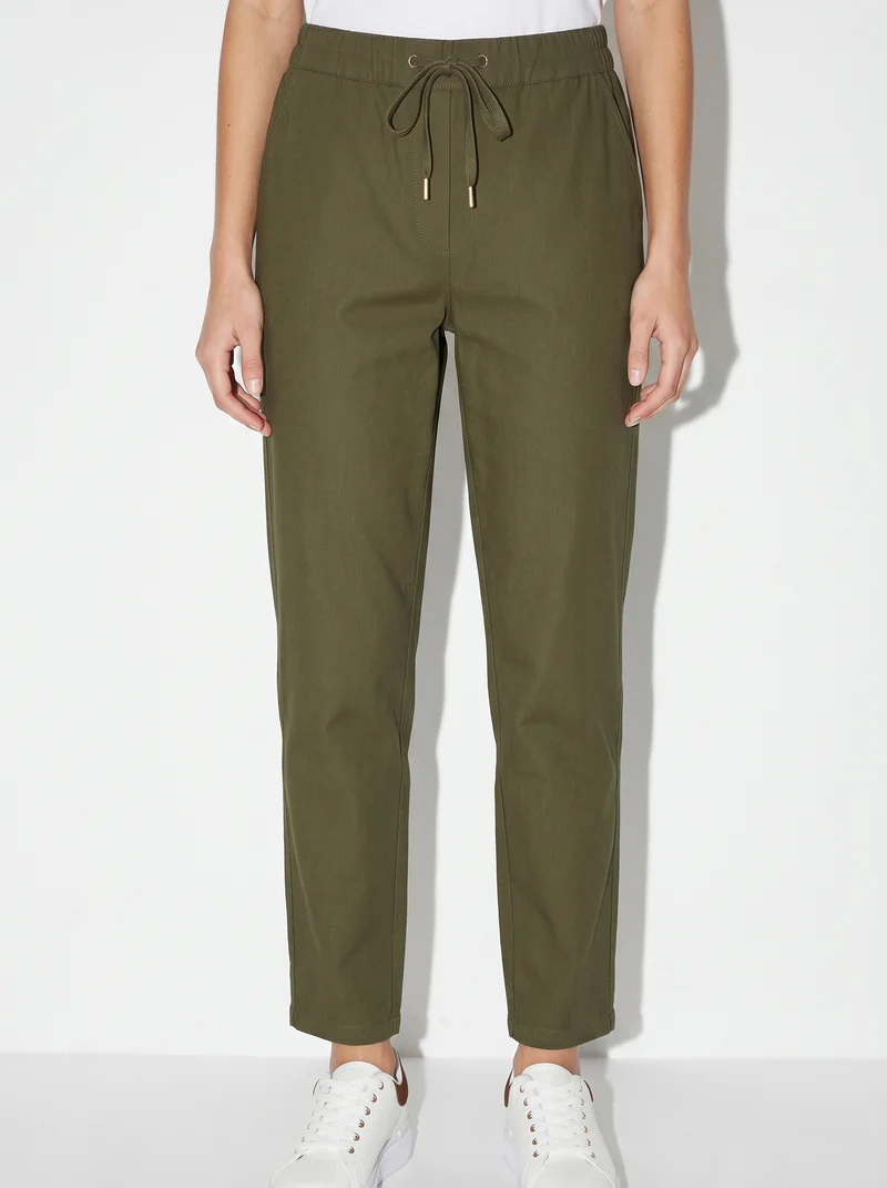 Pantalone con elastico e coulisse in vita - Ve.milit.