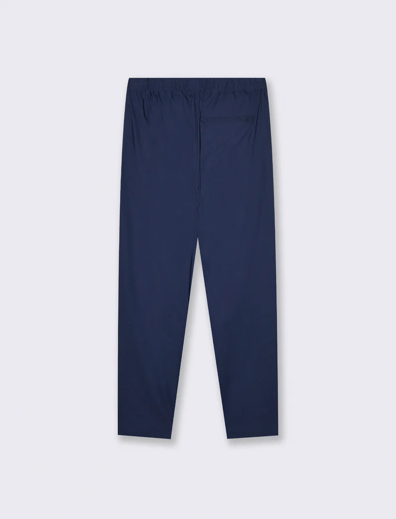 Pantaloni chino jogger uomo in tessuto tecnico - Blu