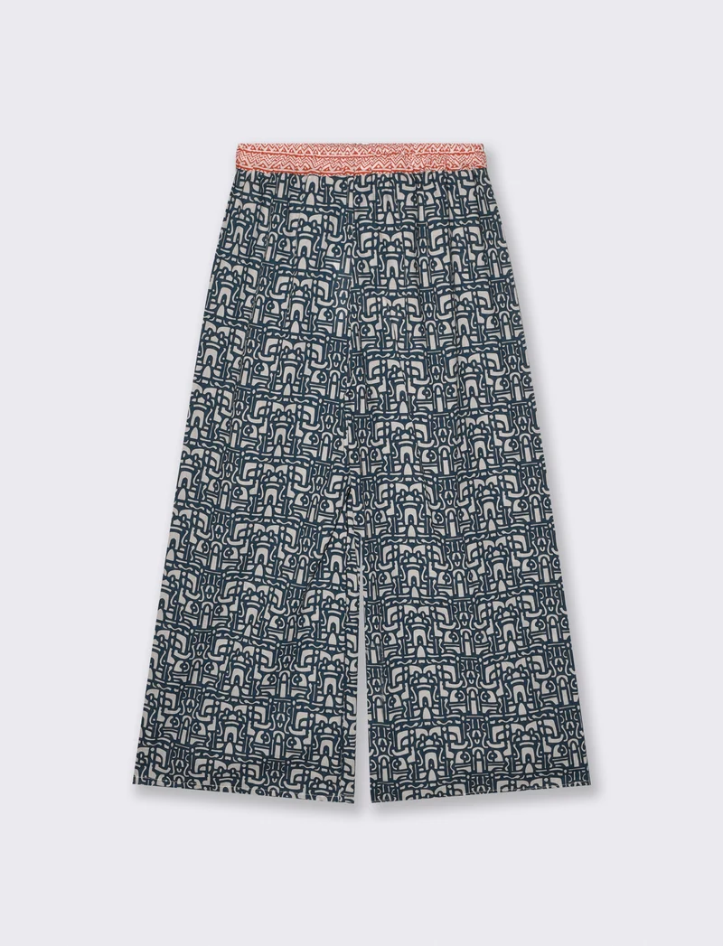 Pantaloni Pinocchietto con Stampa - var 1