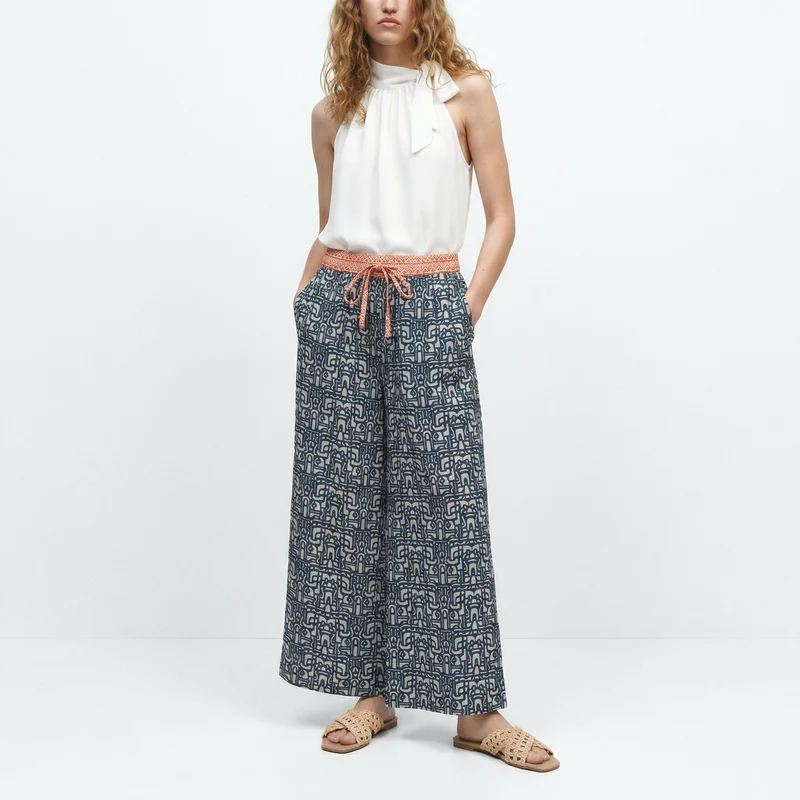 Pantaloni Pinocchietto con Stampa - var 1