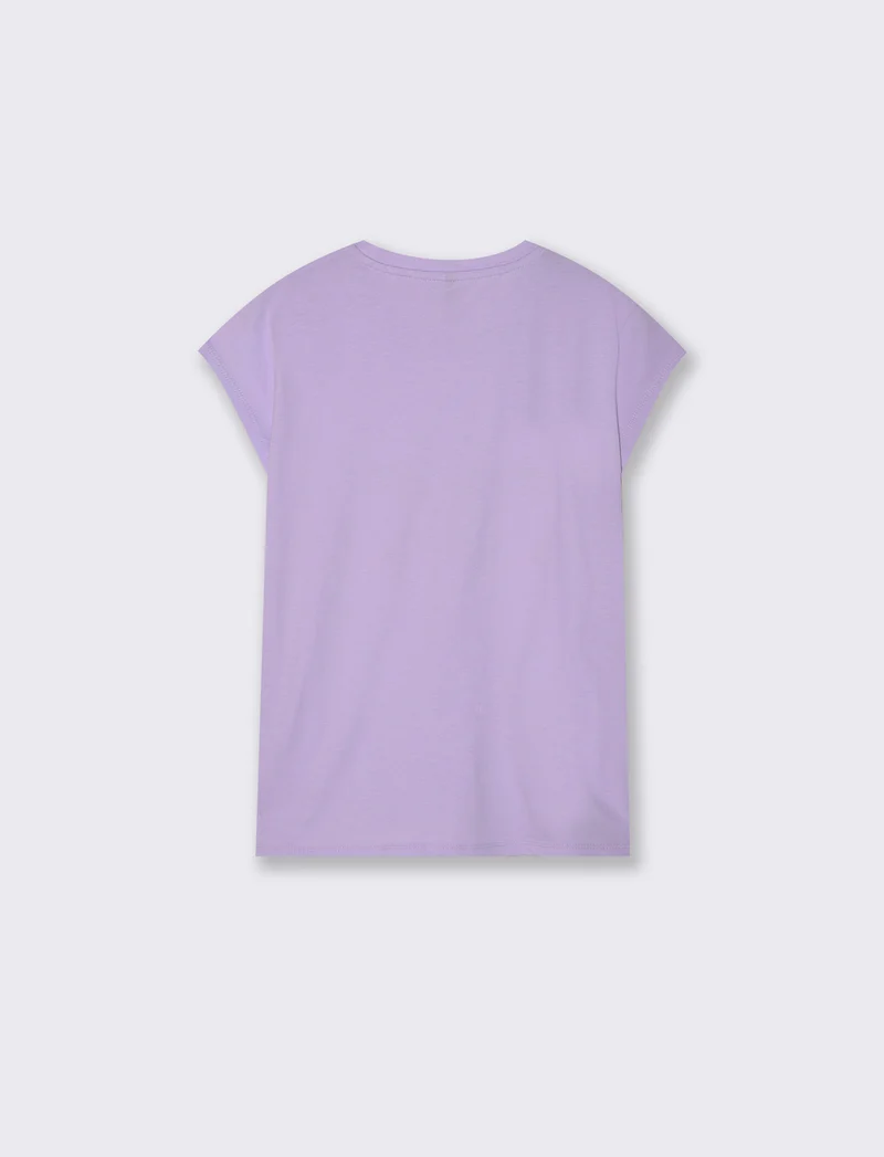 T-shirt cotone manica corta con stampa - var 3