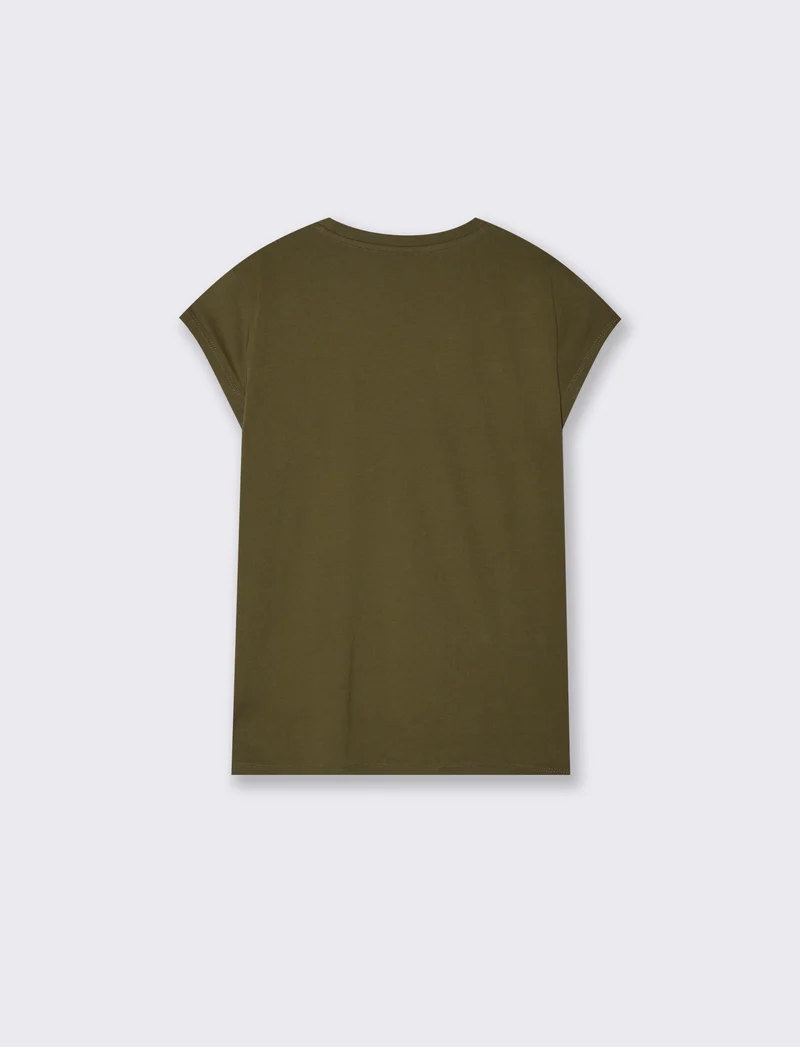 T-shirt cotone manica corta con stampa - var 2