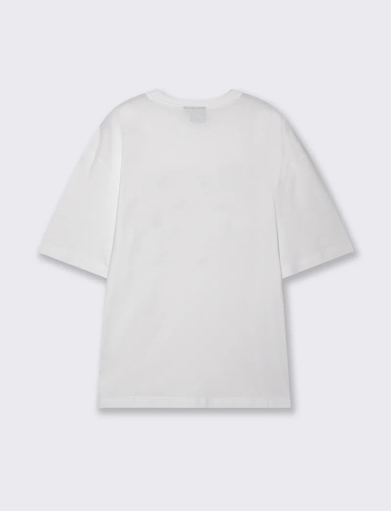 T-shirt Il Diavolo veste Prada in cotone - Bianco
