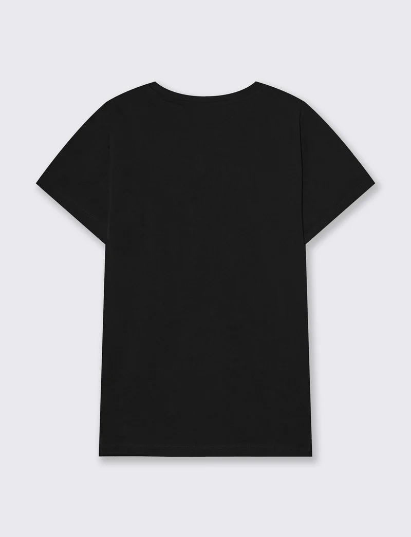 T-Shirt Donna Girocollo con Stampa Regular - var 2