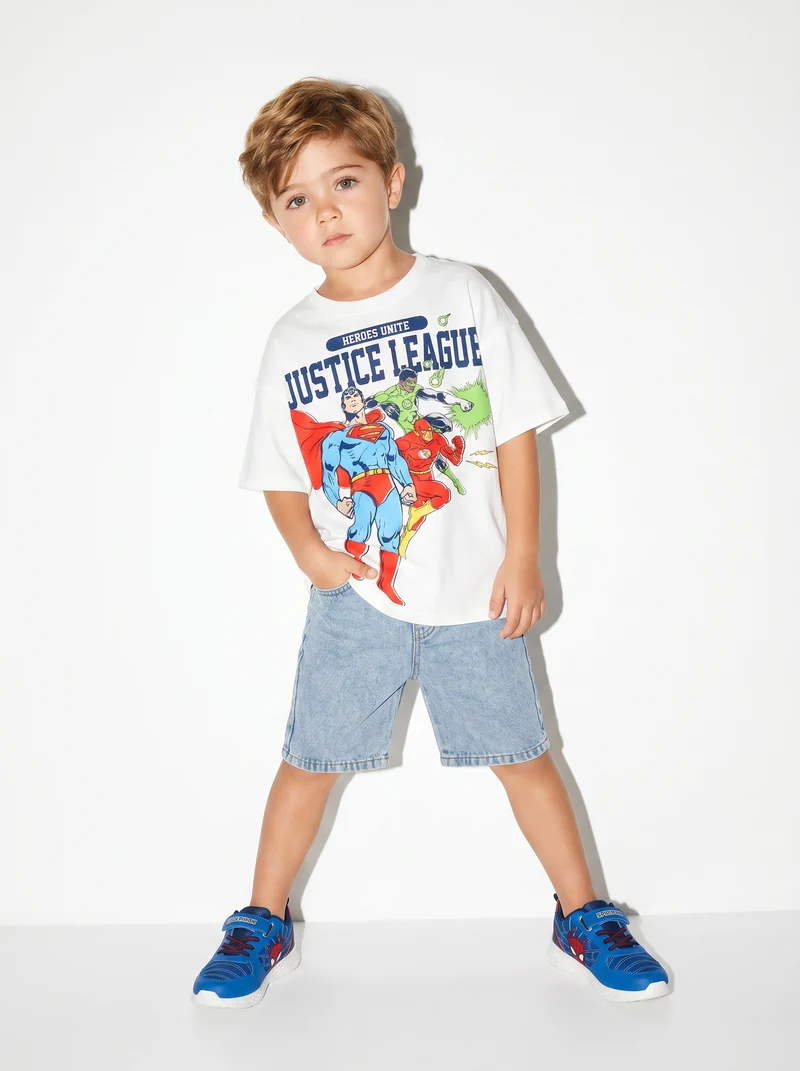 T-shirt Superman per giovani fan - Bianco