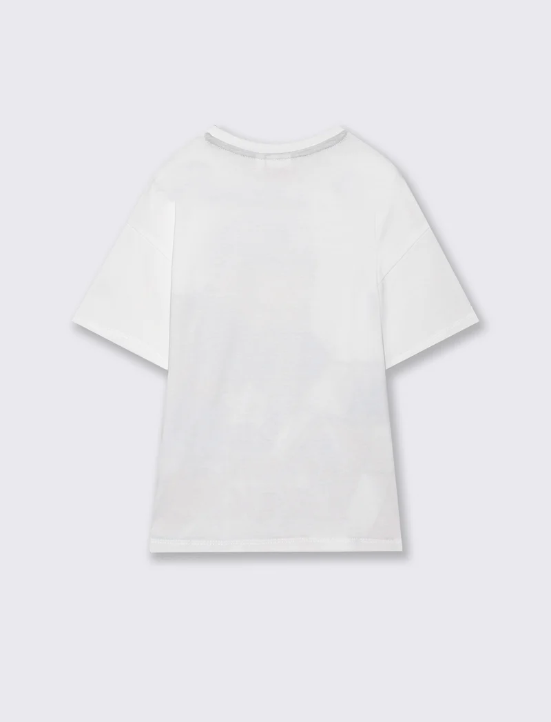 T-shirt Marvel in cotone per giovani fan - Bianco