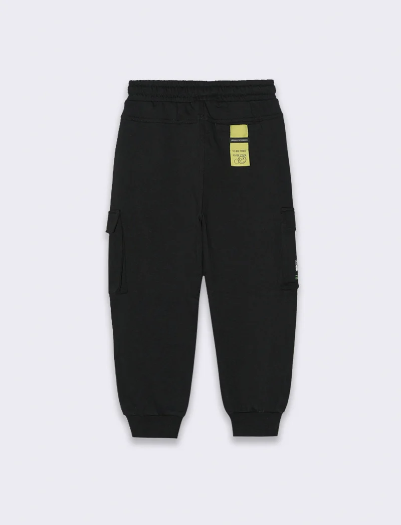 Jogger cargo da bambino - Nero