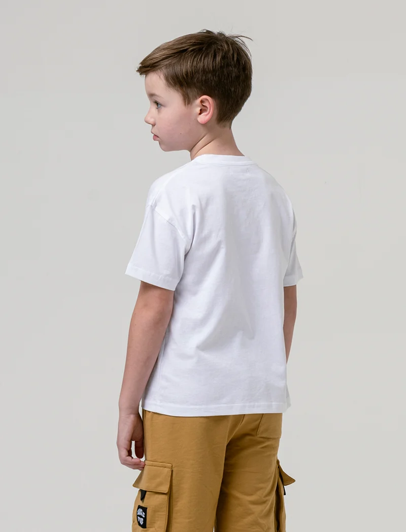 T-shirt con stampe da bambino - Bianco