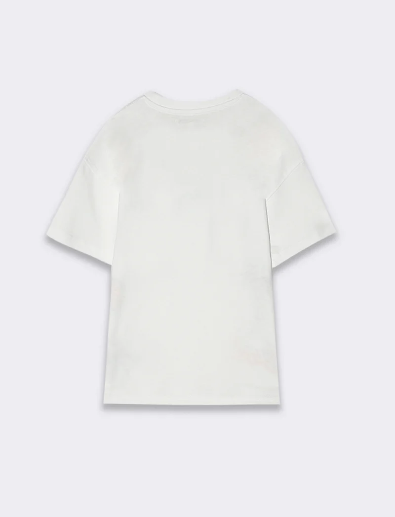T-shirt con stampe da bambino - Bianco