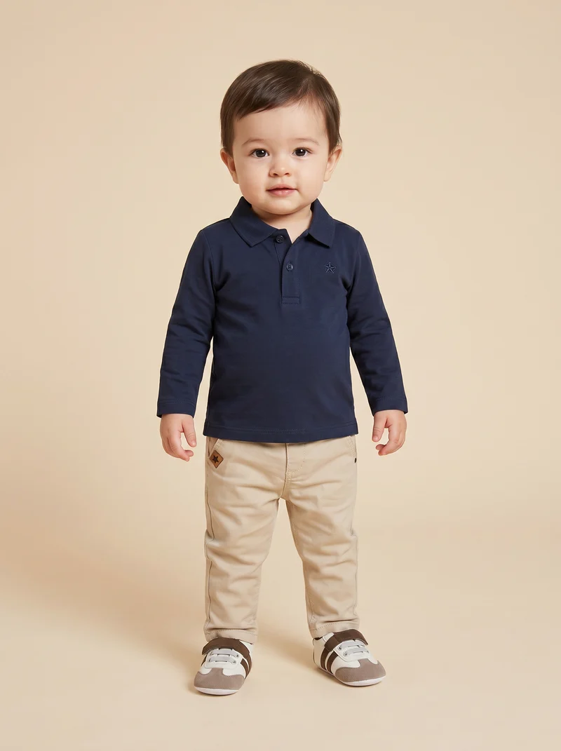 Pantaloni in twill versatili e pratici - Beige