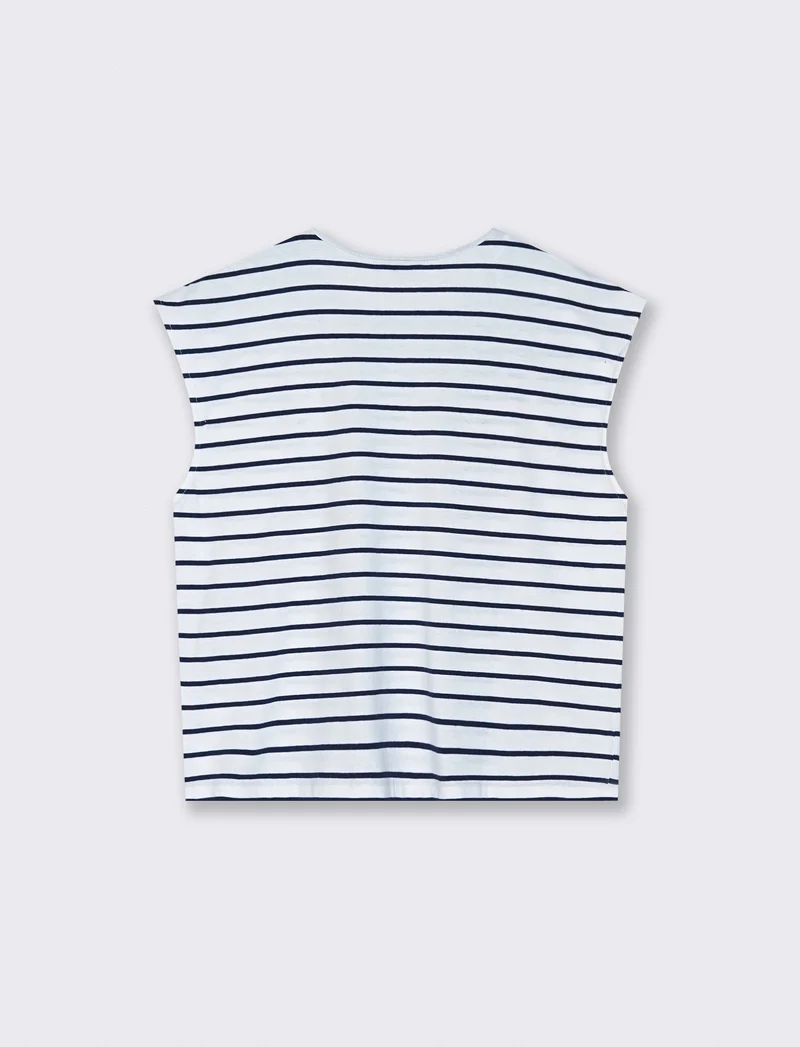 T-Shirt Cotone con Applicazioni - var 1