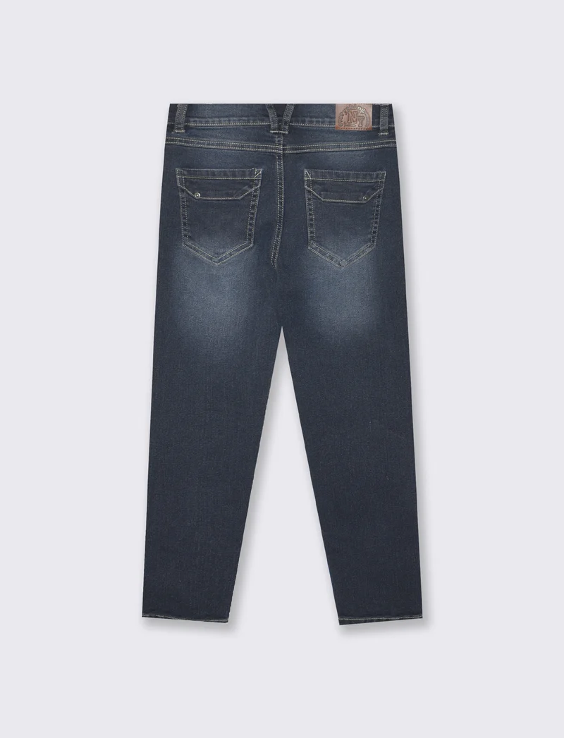 Jeans regular fit in cotone versatili - DENIM SCURO