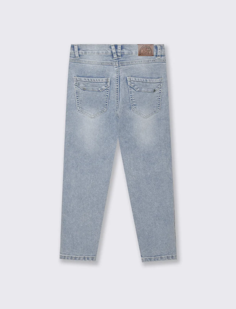 Jeans regular fit in cotone versatili - Denim chiaro