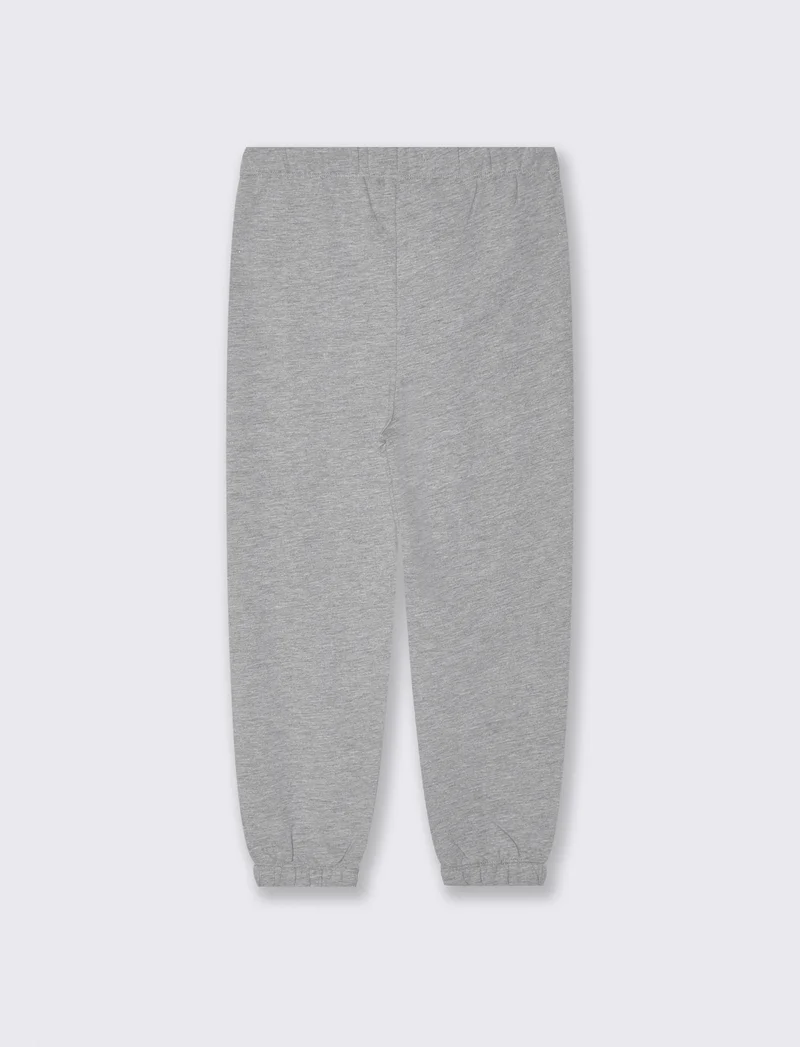 Joggers Comfort in Cotone Elasticizzato - Grigio mel.