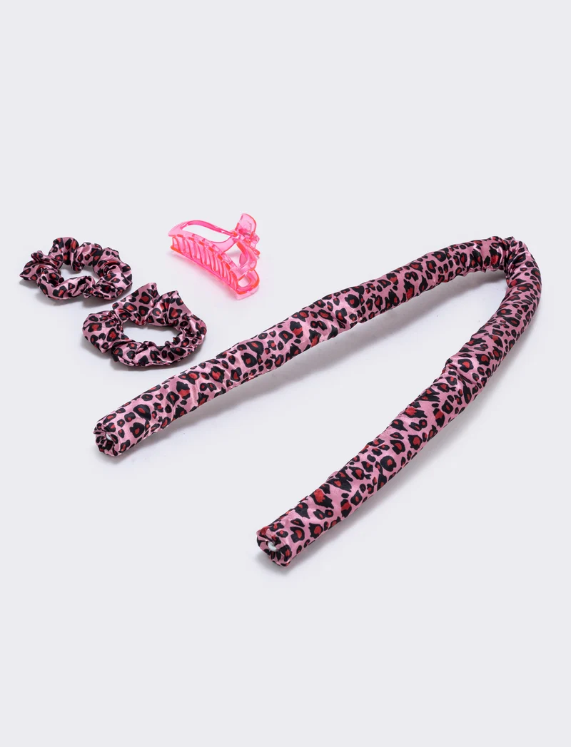Bigodone con pinza ed elastici - Leopardato