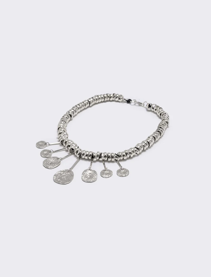 Collana con ciondoli a moneta - Argento