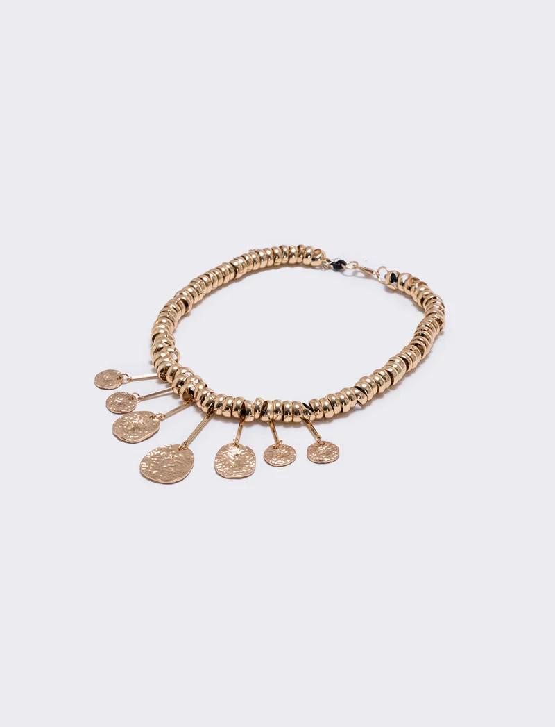 Collana con ciondoli a moneta - Oro