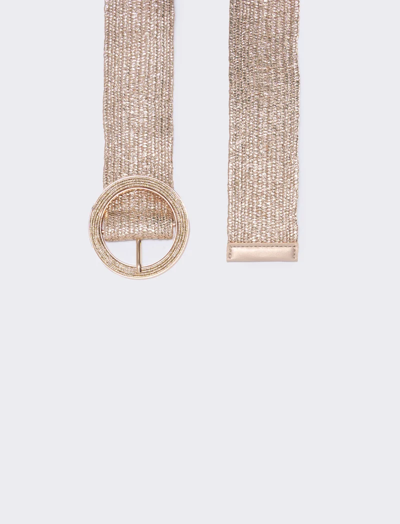 Cintura elastica laminata - Oro