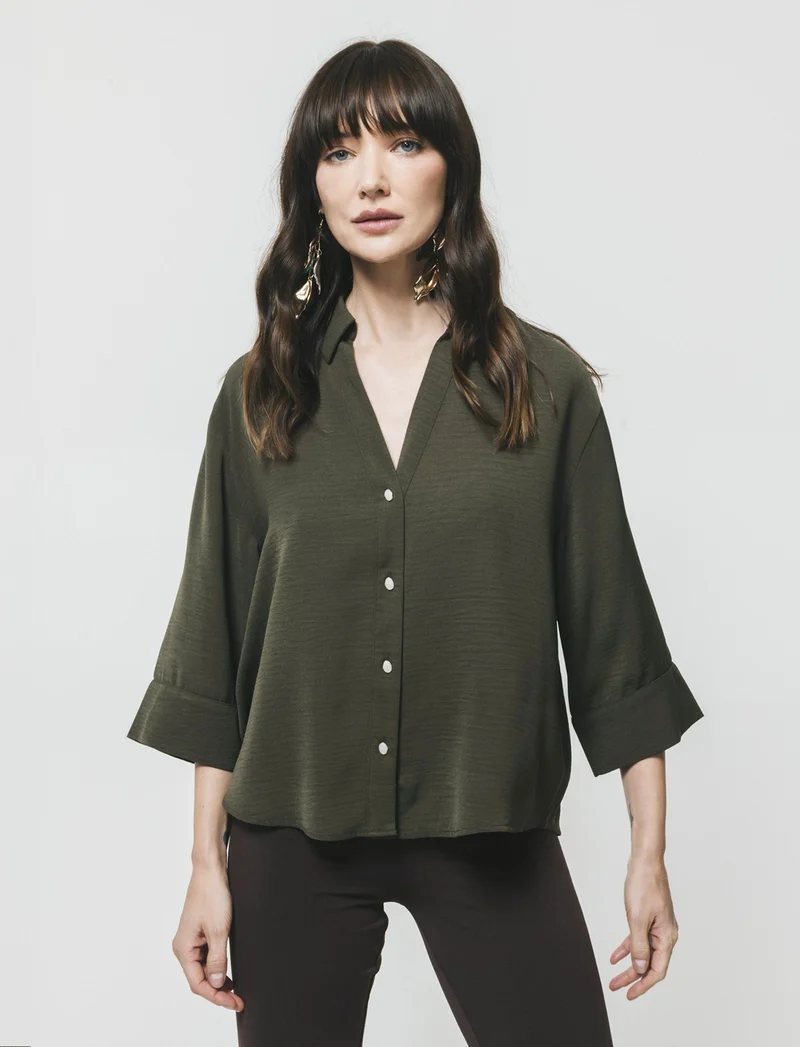 Camicia Basica Maniche a 3/4 - Ve.milit.