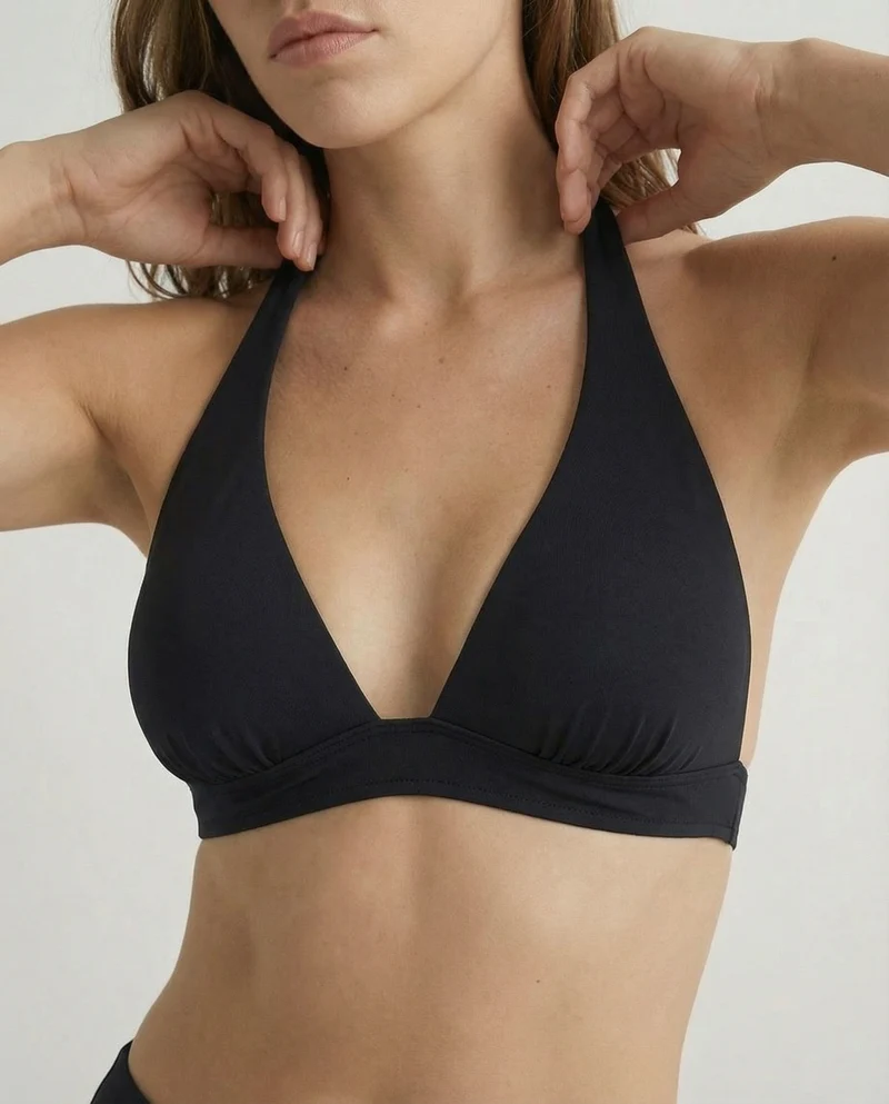 Reggiseno Triangolo Mare Regolabile - Nero
