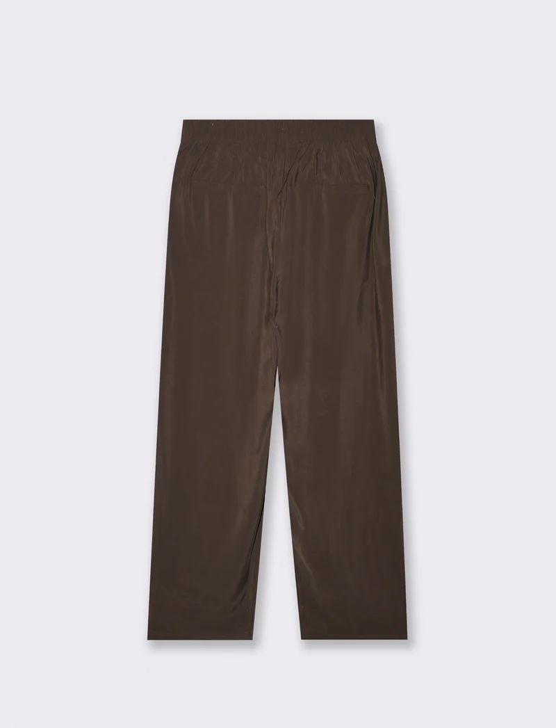 Pantaloni jogger in misto viscosa - Moro