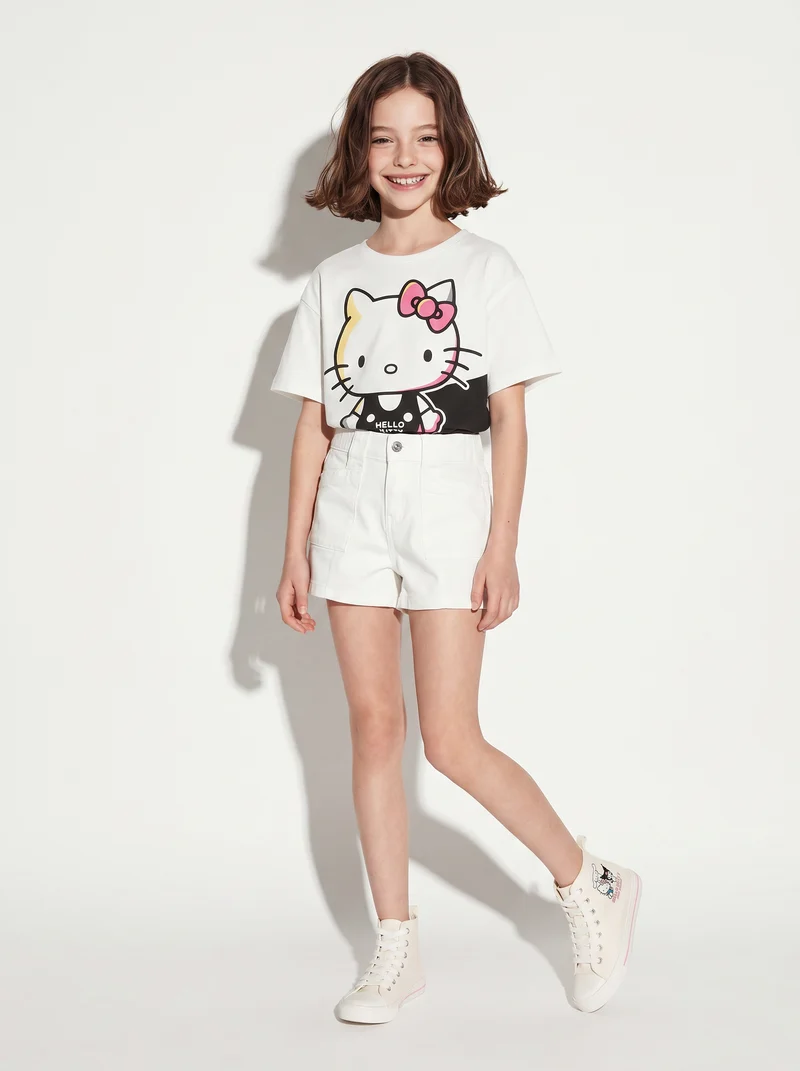 T-shirt mezza manica Hello Kitty e amici - var 1