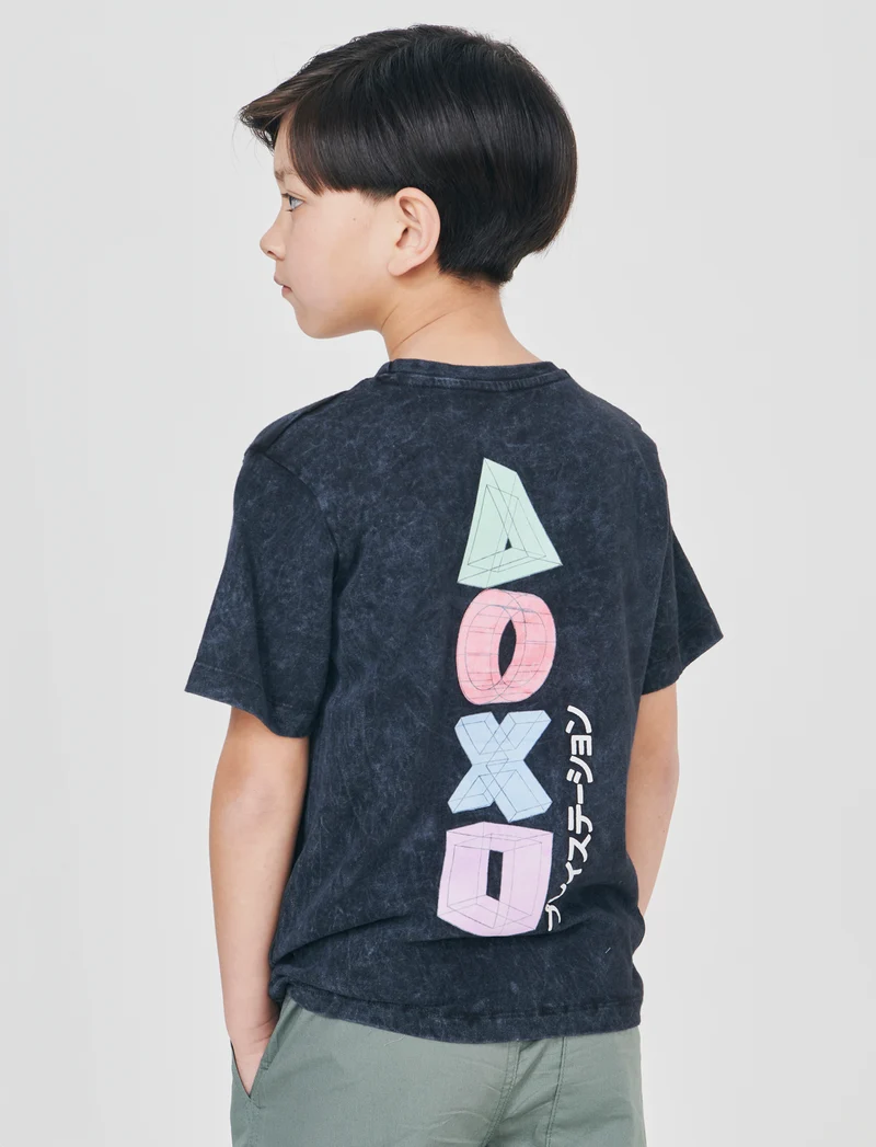 T-Shirt ufficiale di Playstation - Nero