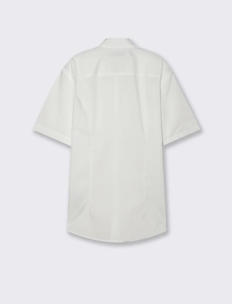 Camicia Regular Fit Easy Iron Botton Down - Bianco