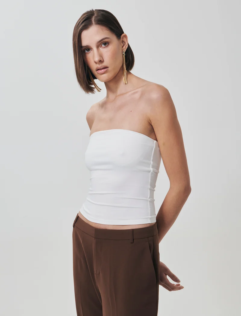 Top a Fascia Slim - Bianco
