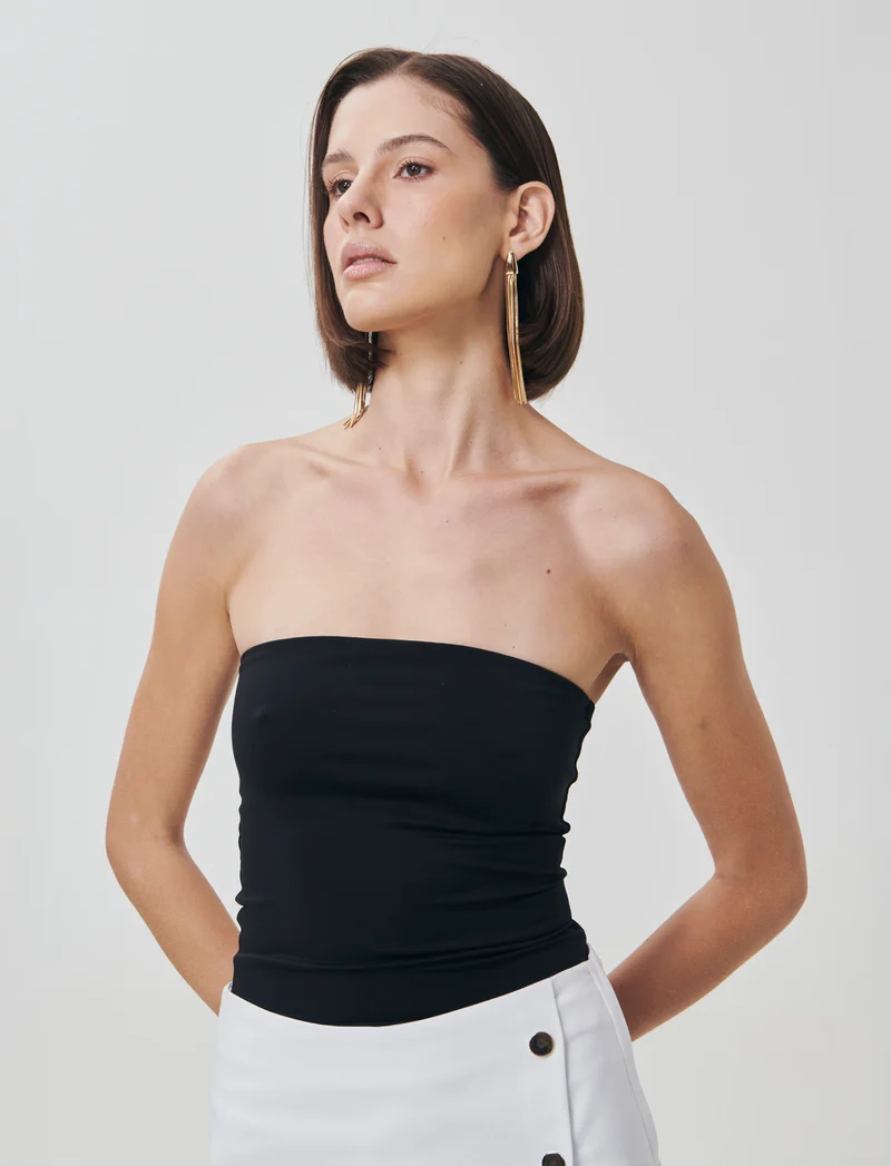 Top a Fascia Slim - Nero