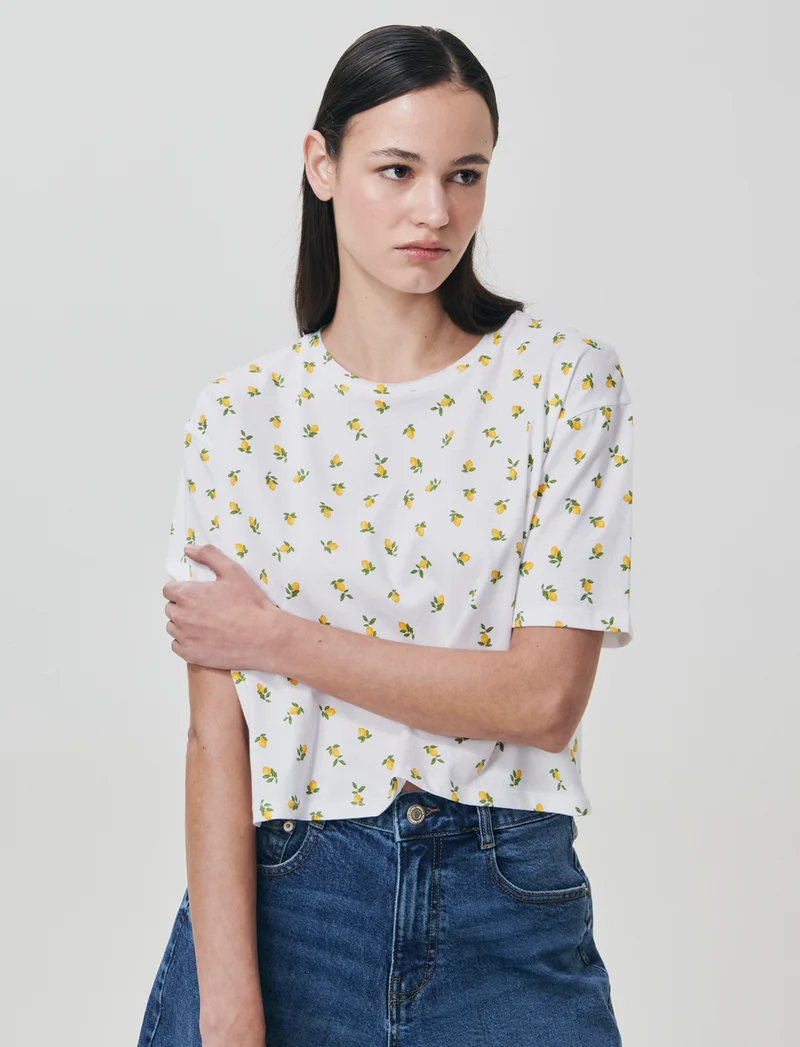T-Shirt Cotone Girocollo Manica Corta - var 3