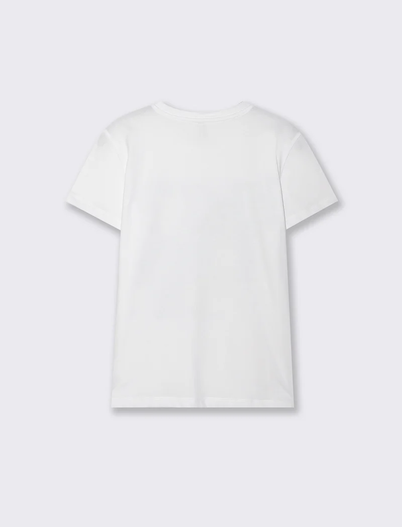 T-Shirt Manica Corta con Stampa - var 1