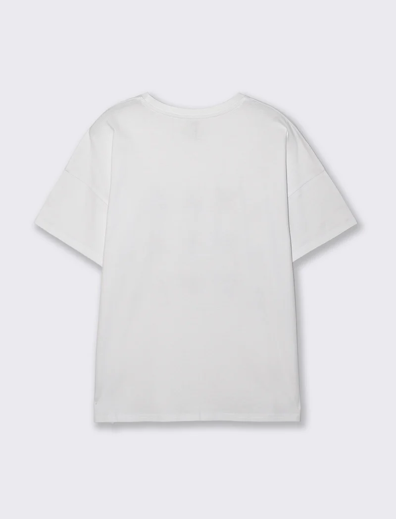 T-Shirt Manica Corta con Stampa - var 3