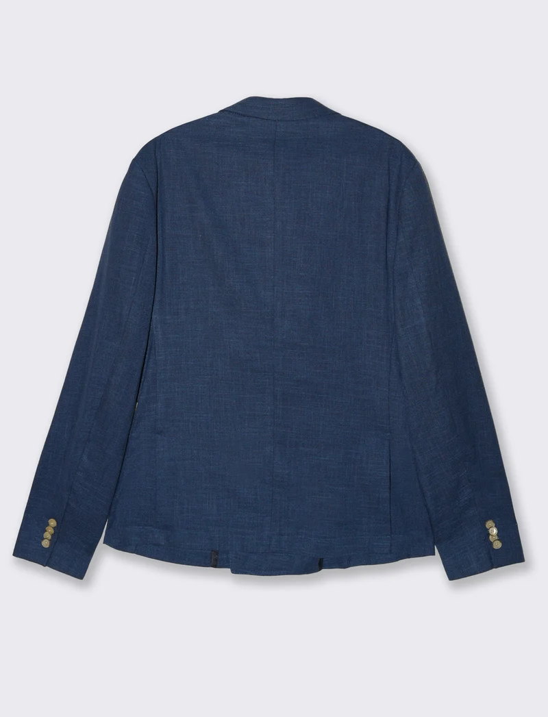 Blazer doppio petto da completo formal fit da uomo - Blu