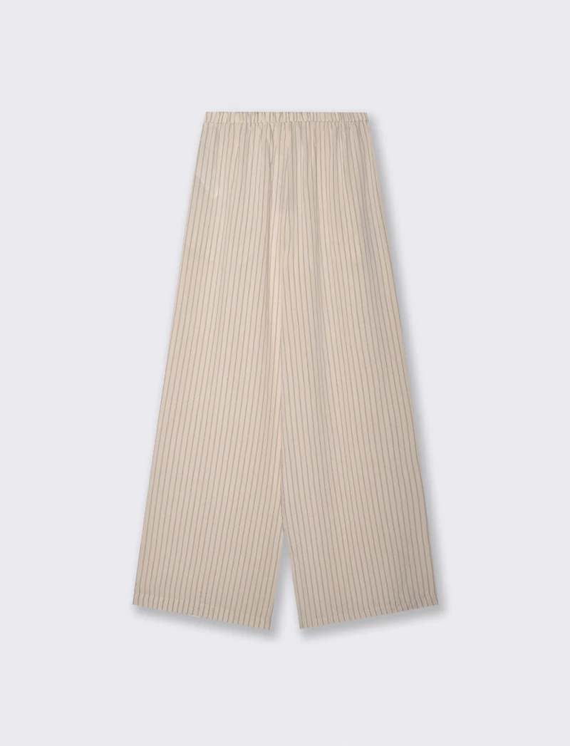 Pantalone Elastico a Righe Verticali - var 1