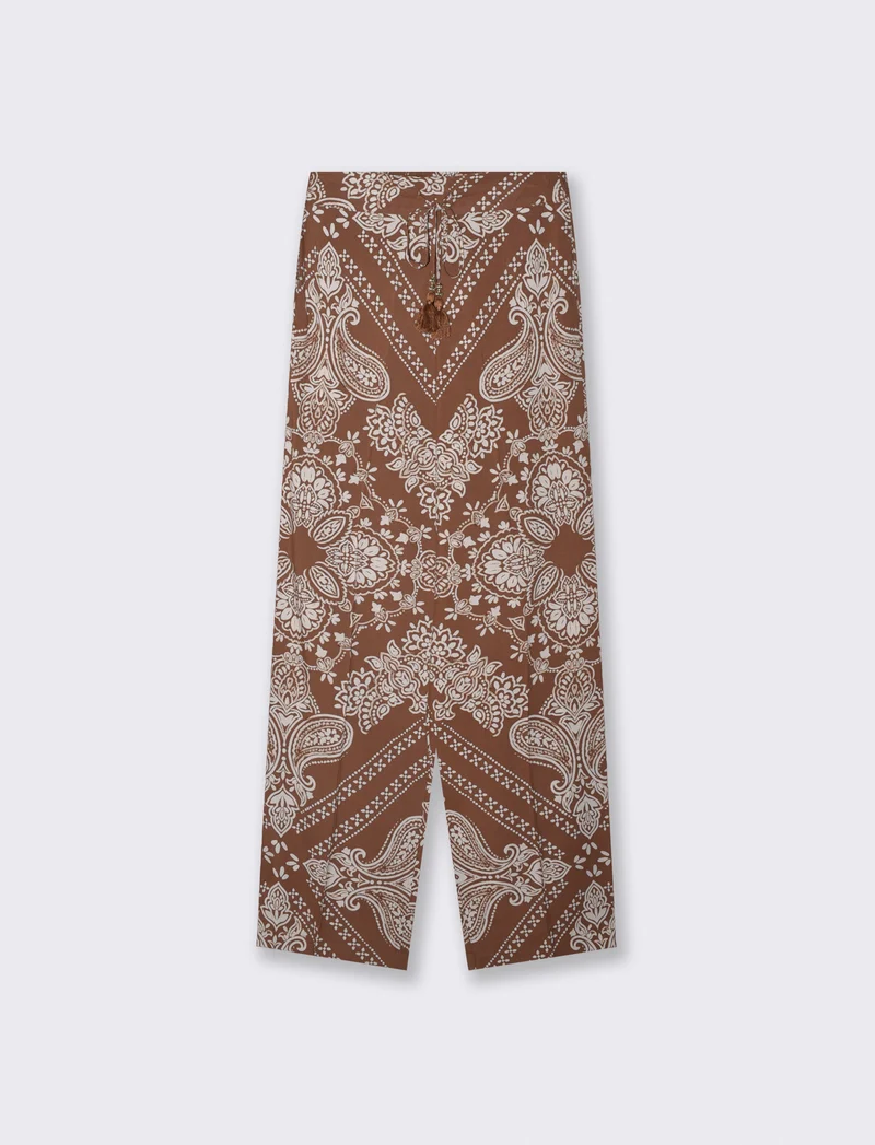 Pantaloni elasticizzati con coulisse vita - var 2