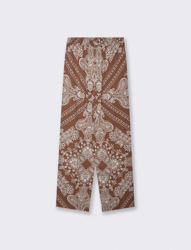 Pantaloni elasticizzati con coulisse vita - var 2