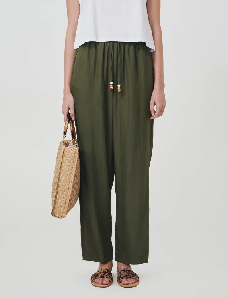 Pantalone con coulisse e tasche - Kaky 1
