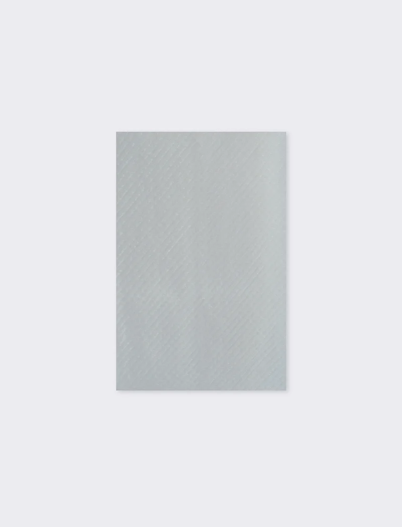 Foulard plissettato metallizzato - Bianco