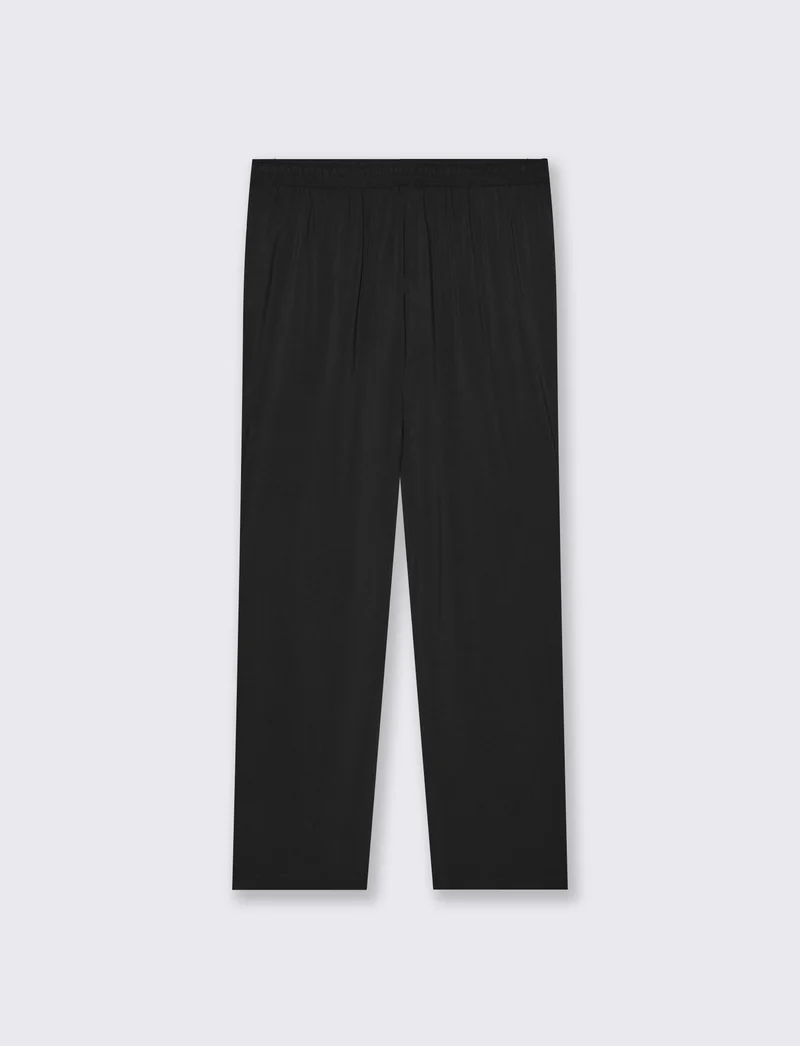 Pantalone con Coulisse ed Elastico - Nero
