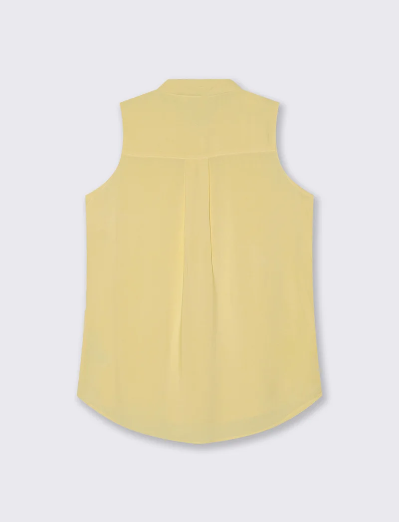Camicia Giro Manica Basica - Giallo pastello