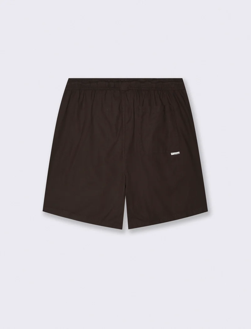 Bermuda Jogger in Cotone Strutturato - Moro