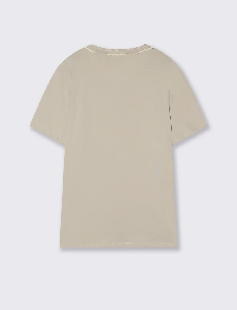 T-shirt Derby con Coulisse Nautica - Sabbia