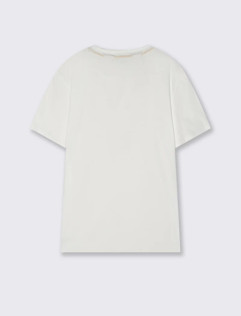 T-shirt Derby con Coulisse Nautica - Bianco