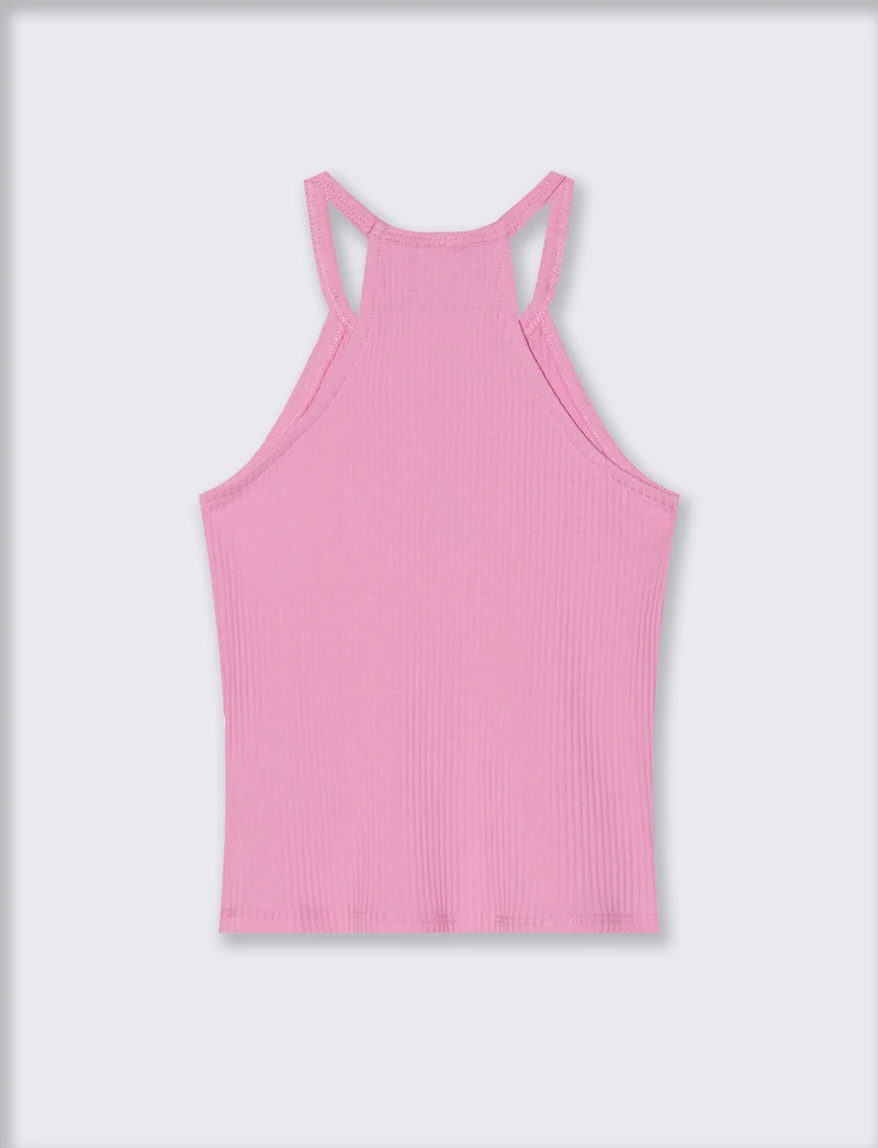 Shorts in cotone con elastico in vita - Rosa