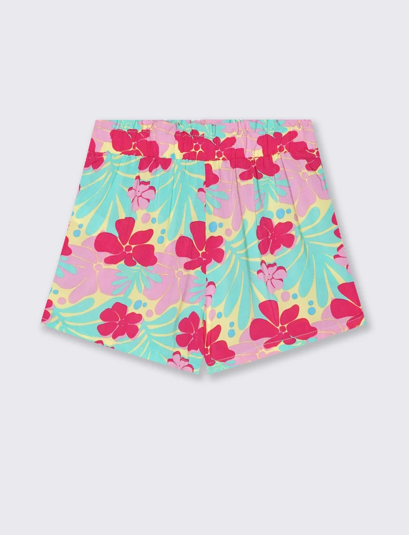 Short estivo in viscosa con fiocco - Fantasia