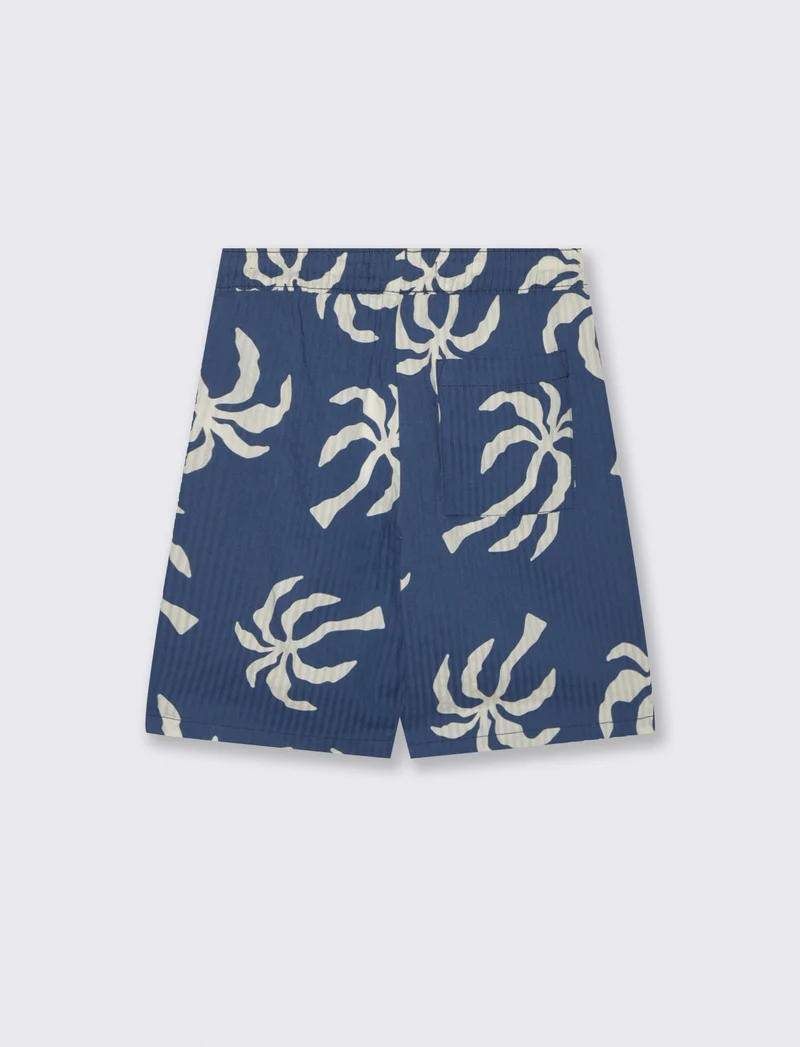 Bermuda in cotone stampato e versatile - Righe