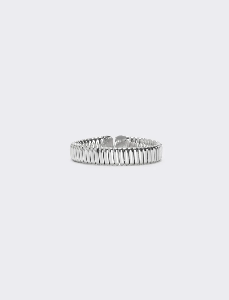 Bracciale rigido da elegante - Argento