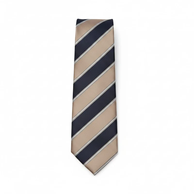 Cravatta fantasia 8cm per uomo elegante - Beige