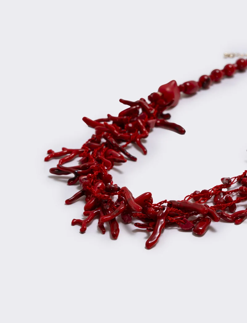 Collana Rami di Corallo - Rosso